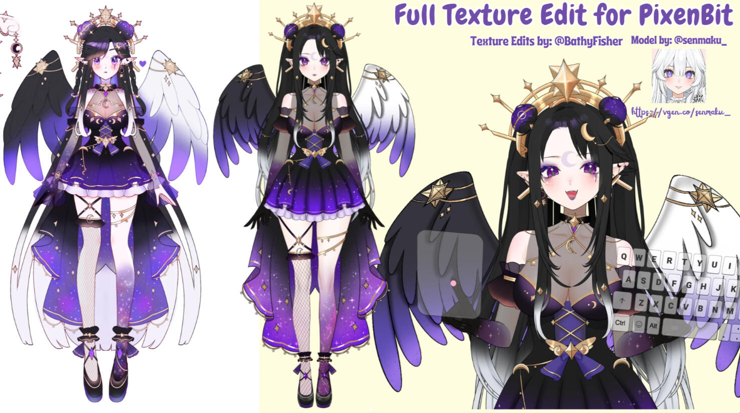 Live2D Model MODEL: Senmaku TEXTURE EDITS: BathyFisher